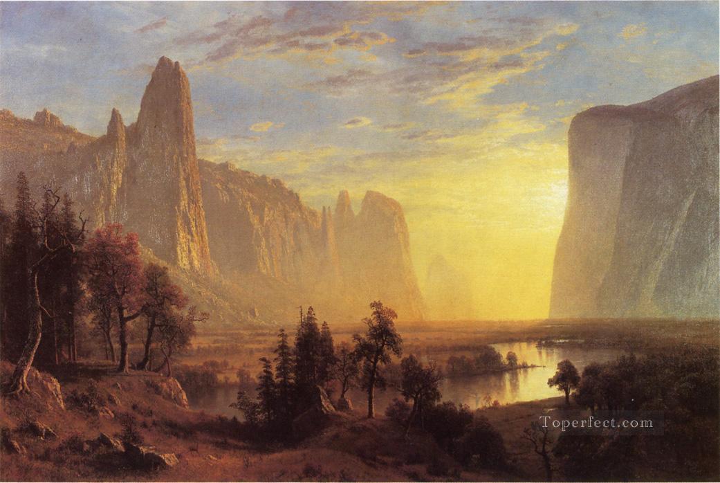 Yosemite Valley Yellowstone Park Albert Bierstadt Landscape Oil Paintings